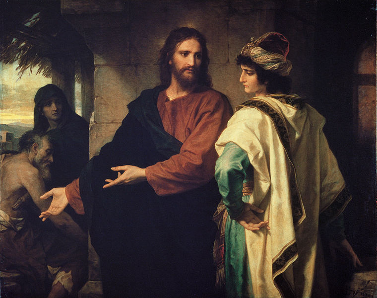 Chrystus i bogaty młodzieniec