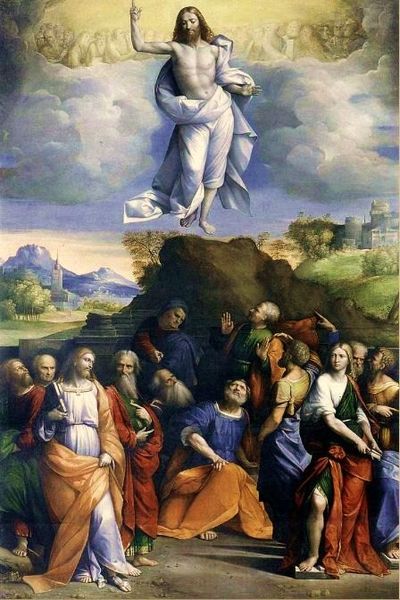 Benvenuto Tisi (1481–1559), Wniebowstąpienie Pańskie, 1520
